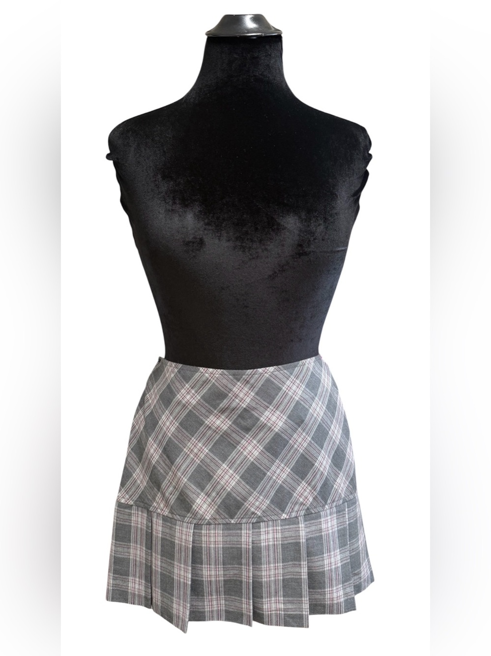 Y2K Pleated Mini Skirt